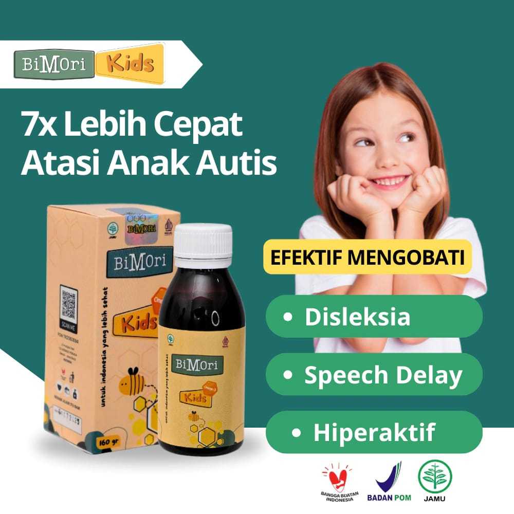 Bimori Kids Ampuh Atasi Anak Autis, Disleksia, Speech Delay Hiperaktif Original