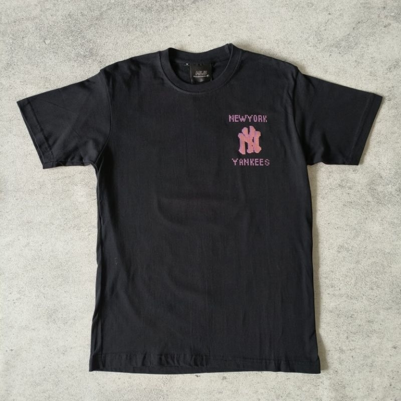 kaos MLB NY logo ungu