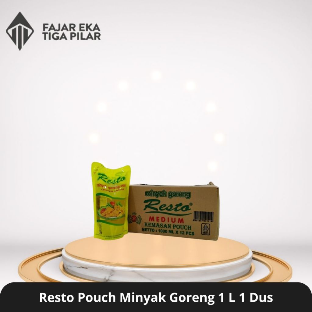 Resto Minyak Goreng 1 L Pouch 1 Dus