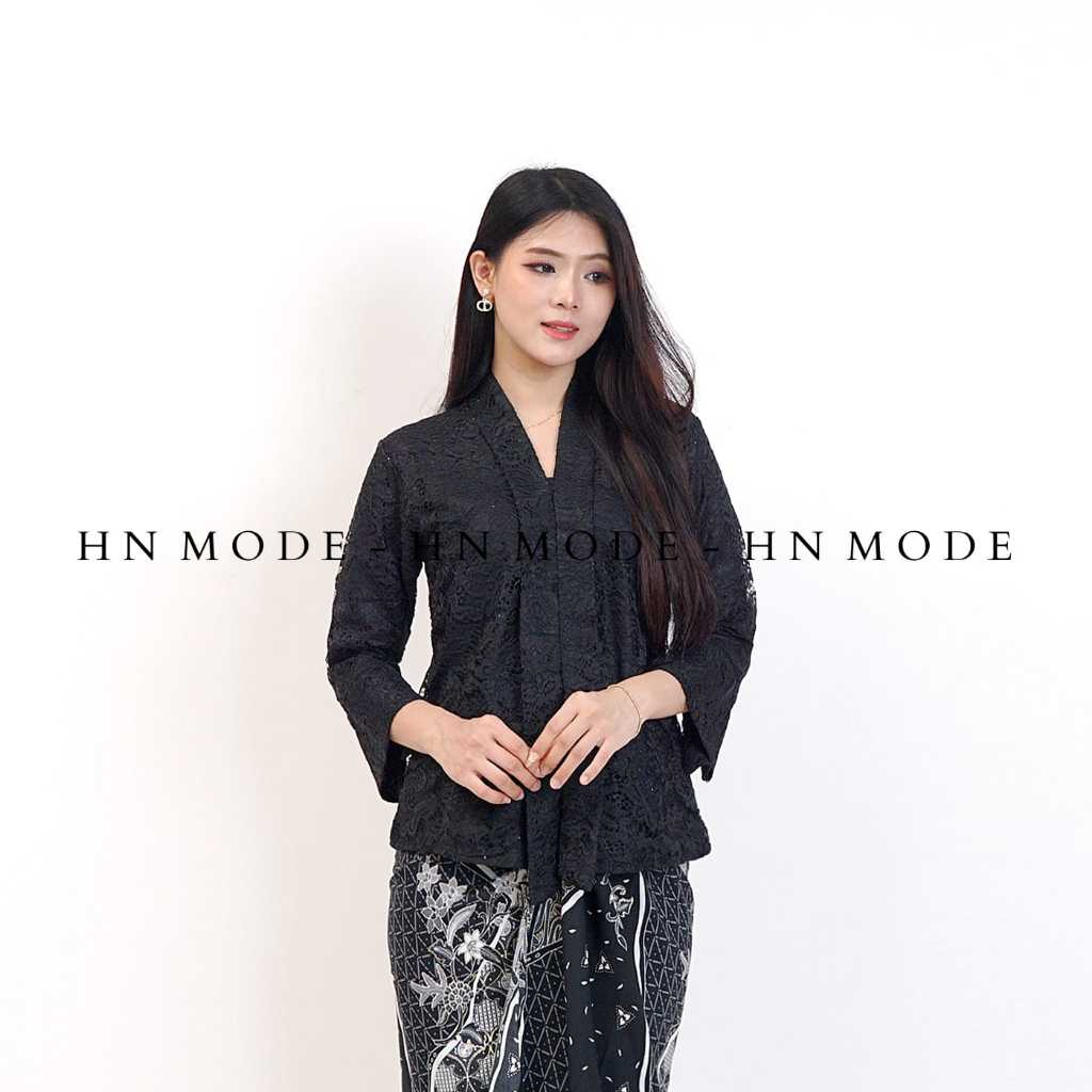 HN MODE - Atasan kebaya floy brokat kartini jumbo / Baju kondangan pesta atau wisuda