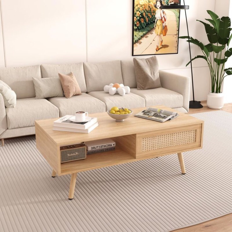 meja tamu retro minimalis modern 100x50cm Meja TV gantung minimalis  Rak TV gantung Minimalis Lemari