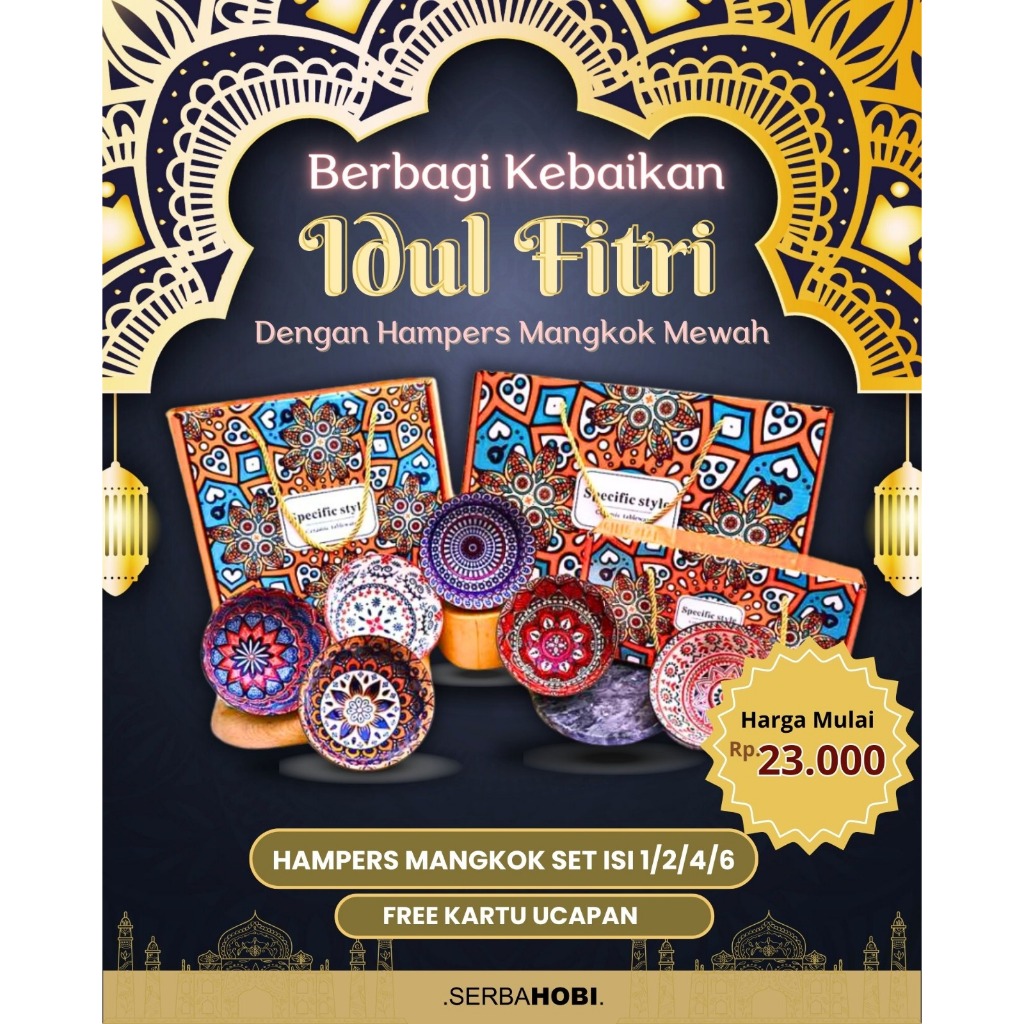 

Set Mangkok 1 Cocok Jadi Hadiah / Hampers / Souvenir