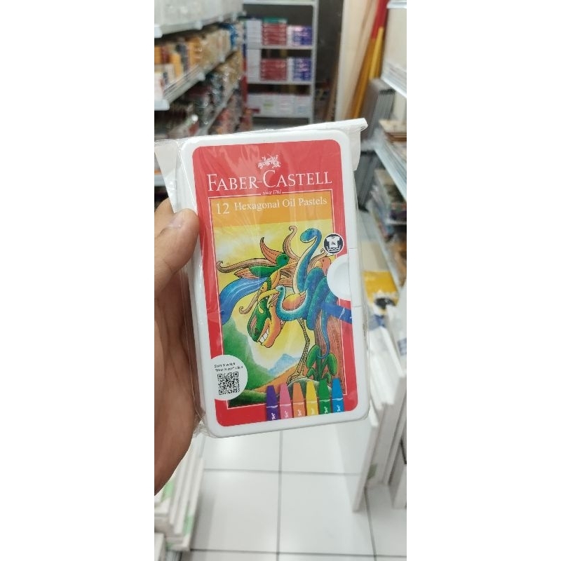 

CRAYON OIL PASTEL FABER-CASTELL ISI 12 WARNA DENGAN TAS ORIGINAL