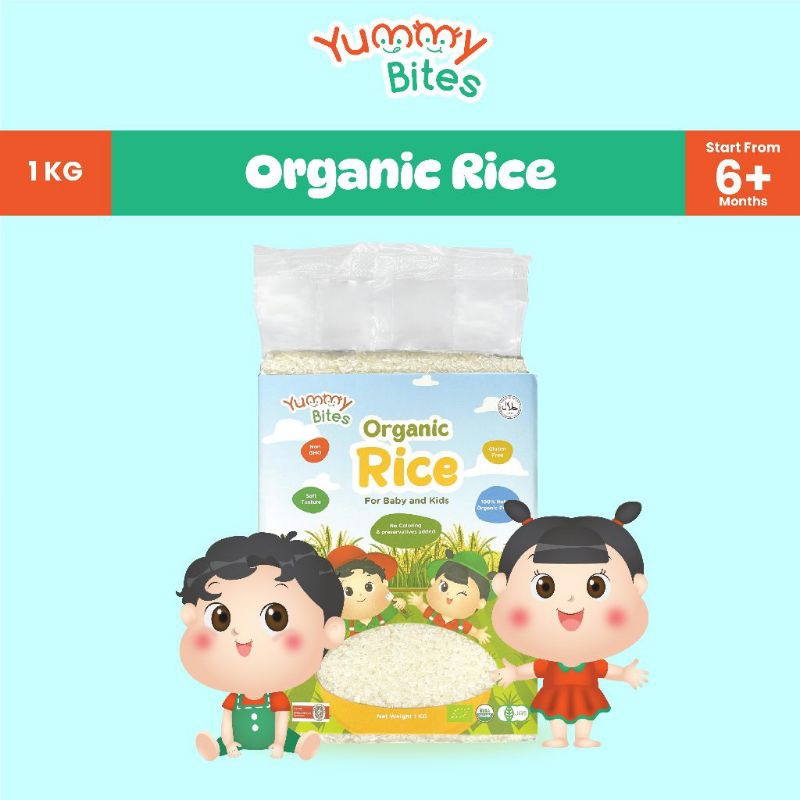 

YUMMY BITES - Organic Rice 1KG | Beras MPASI