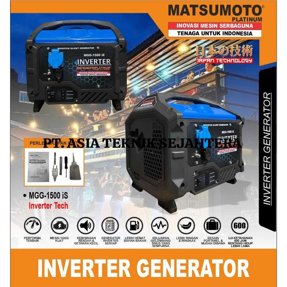 Genset 1000 watt Semi Silent Inverter Matsumoto Platinum
