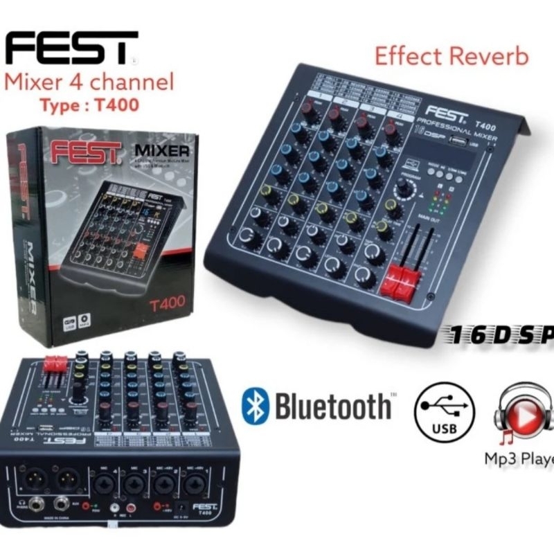 Mixer Audio 4 Channel Fest / Mixer Audio Fest 4 Channel