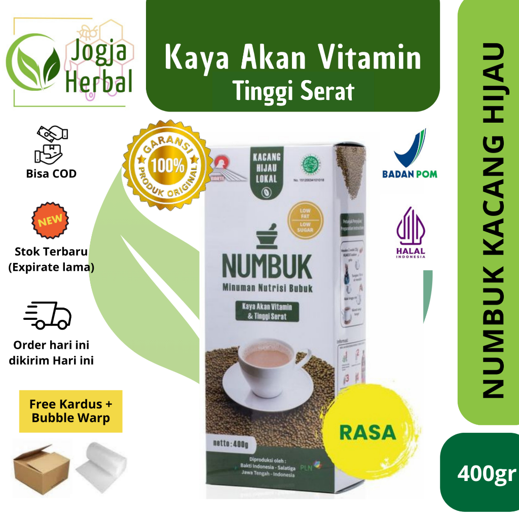 Numbuk Kacang Hijau Minuman Nutrisi Bubuk Organik Tinggi Serat [Menu Diet]