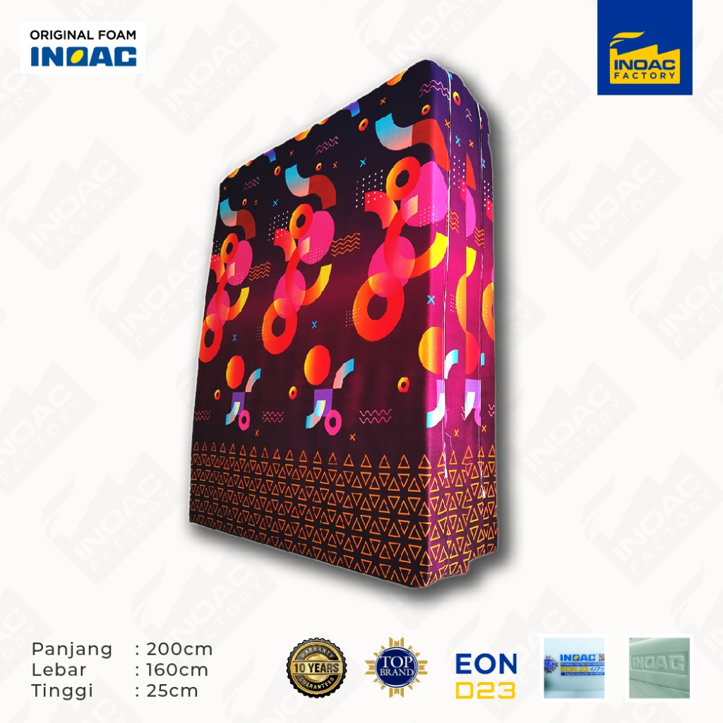 Kasur INOAC 160x200x30 EON D23 garansi resmi 10 tahun