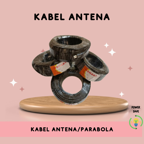 KABEL ANTENA/KABEL PARABOLA/KABEL COLOKAN JACK ANTENA/KABEL ANTENA TV PANJANG 15METER dan 20METER