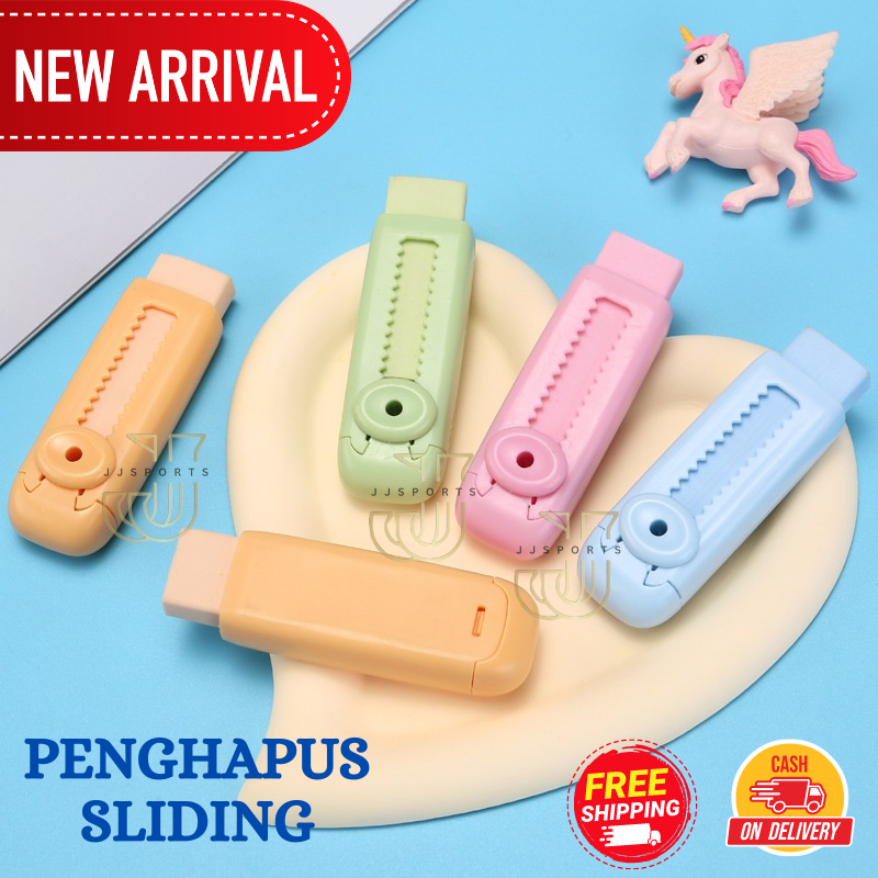 

Penghapus Sliding / Penghapus Sliding Eraser / Hapusan Mekanik Warna Lucu