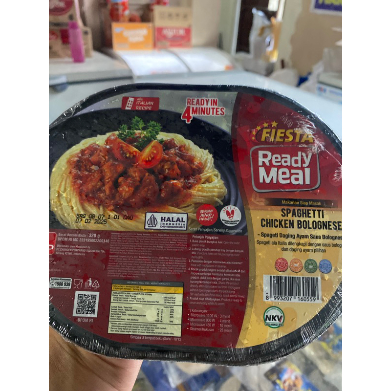 

fiesta ready meal spaghetti chicken bolognese
