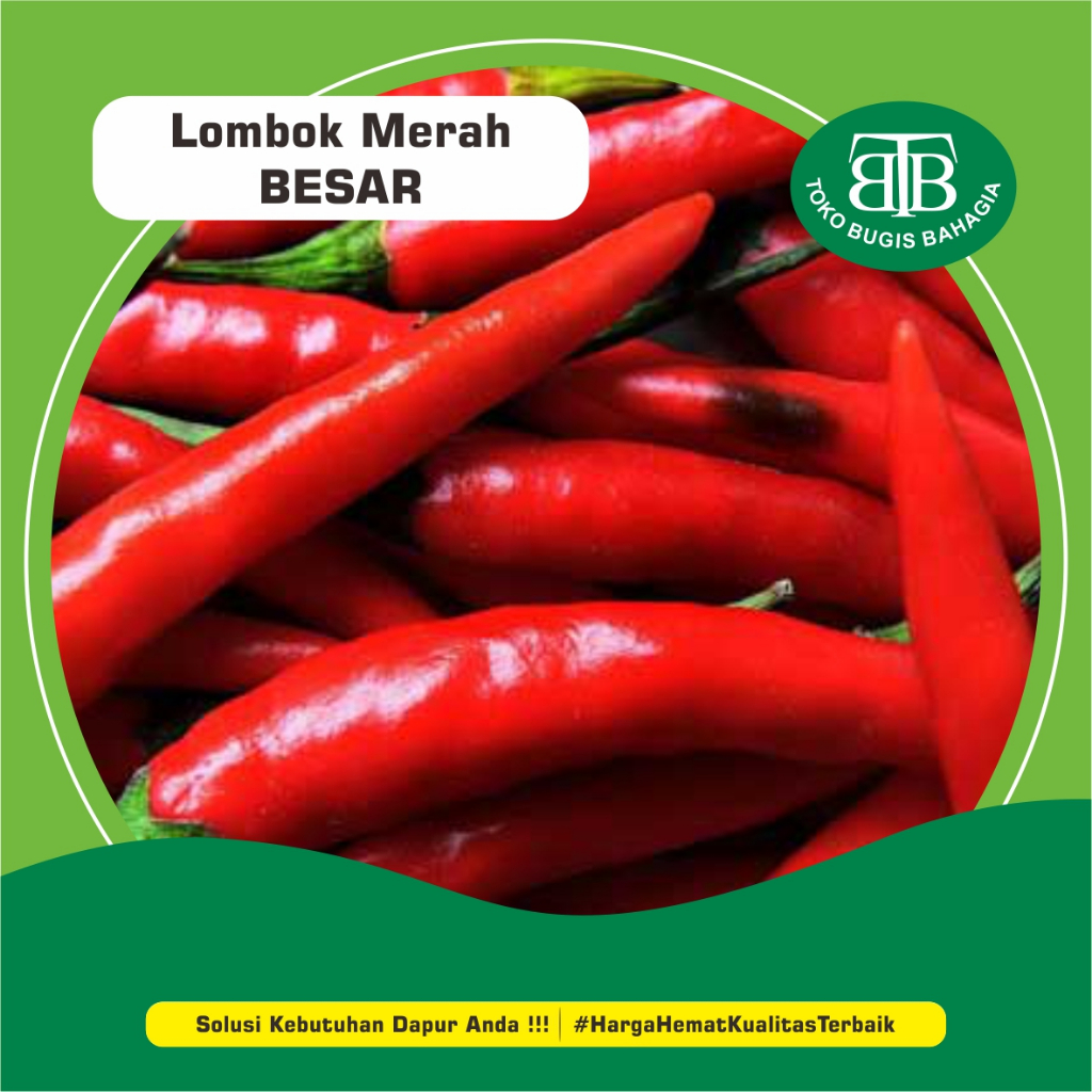 

Lombok/Cabe Merah Besar, Murah makassar, Pasar Terong Makassar
