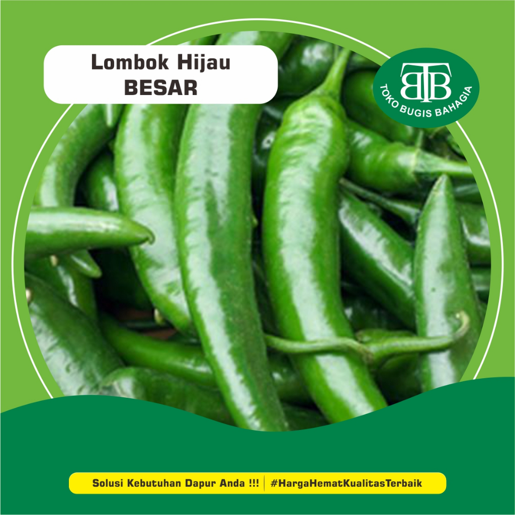 

Lombok/Cabe Hijau Besar, Murah Makasar, Pasar Terong Makassar