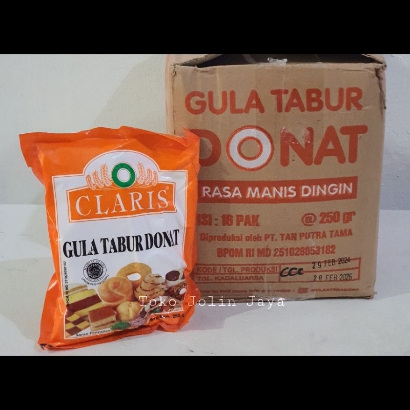 

250g Claris gula donat / gula dingin