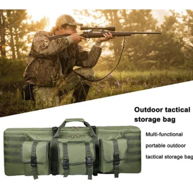 Tas Penyimpanan Senapan angin tas airsoftgun/Tas Senjata Laras panjang 90cm
