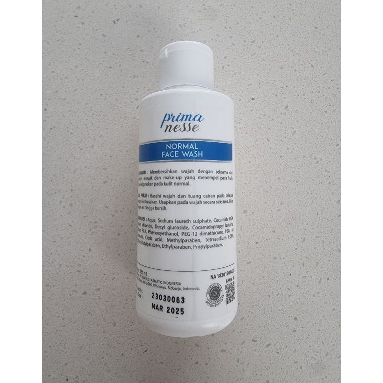 NMW957  Primanesse Normal Skin Face Wash  sabun wajah primanese