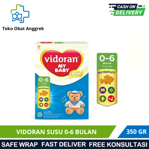 VIDORAN SUSU 0-6 BULAN 350GR/SUSU FORMULA 0-6 BULAN/MEMENUHI KEBUTUHAN NUTRISI BAYI