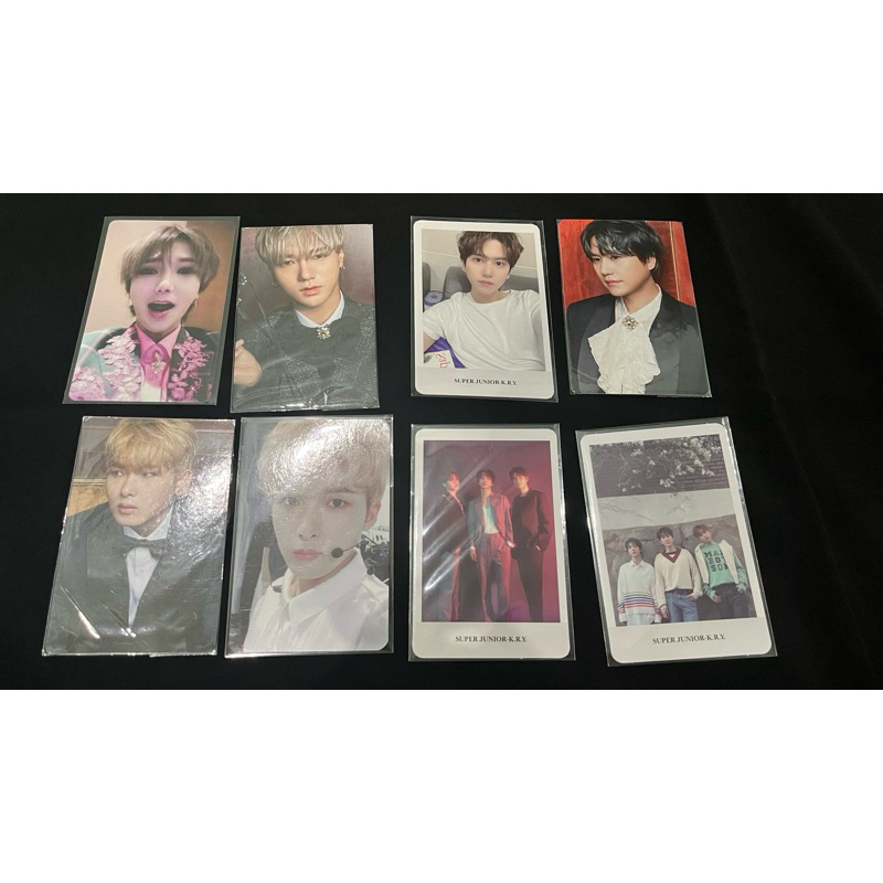 PHOTOCARD KRY YESUNG KYUHYUN RYEOWOOK SUPER JUNIOR PC SUJU SJ OFFICIAL