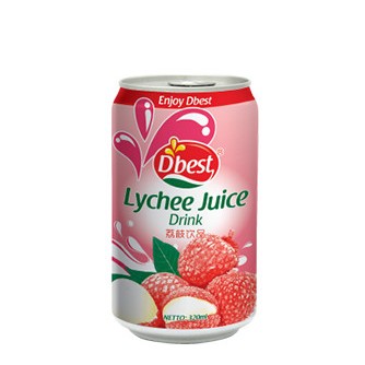 

D'Best Dbest Minuman Kaleng Rasa Leci - Lychee 1 Dus 24 pcs