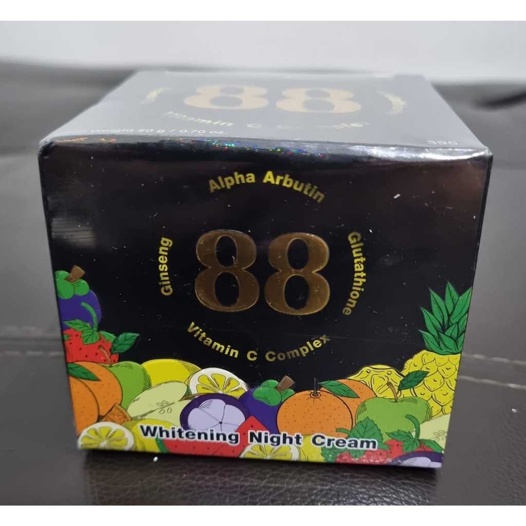88 WHITENING NIGHT CREAM THAILAND #krim 88