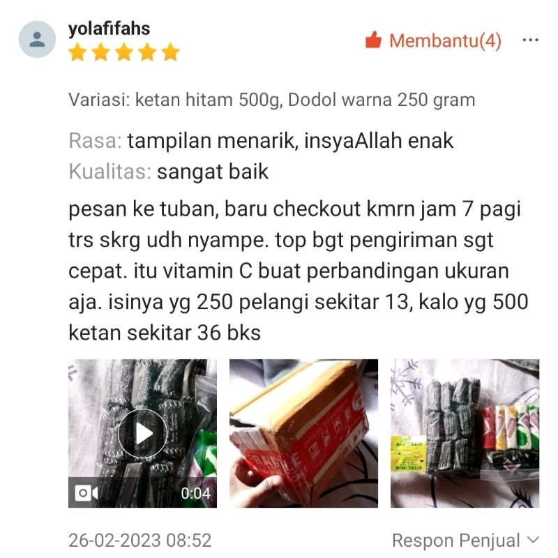 

Dodol Garut Original 500gr Jenang Ketan Enak Manis Legit Murah