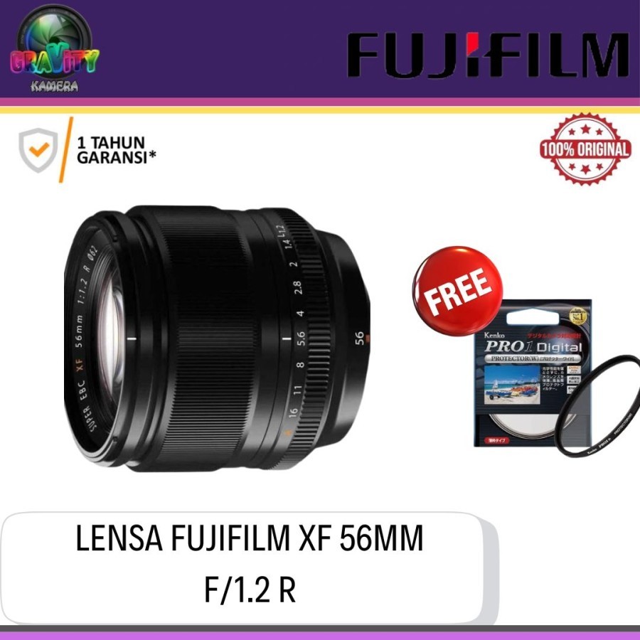 FUJIFILM XF 56MM F1.2 R / LENSA FUJIFILM XF 56MM F1.2 R