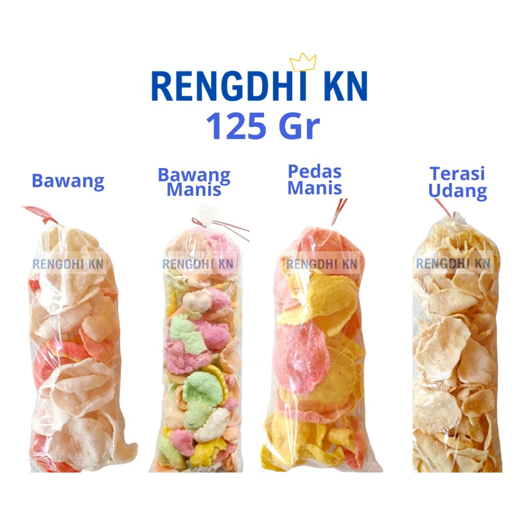 

Kerupuk Goreng Pasir Rasa Bawang Premium 125 Gram