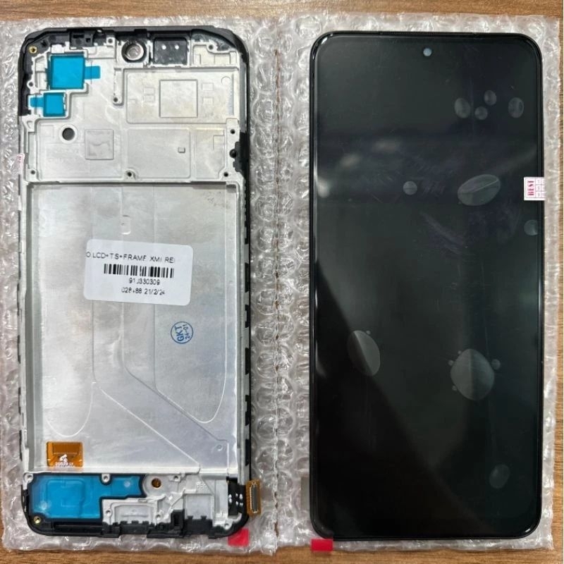 lcd plus frame redmi note 10/10s poco m5s original amoled