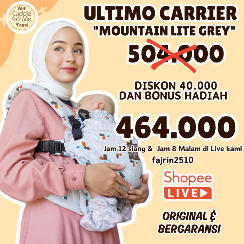 ULTIMO CARRIER CUDDLE ME DISKON 10%