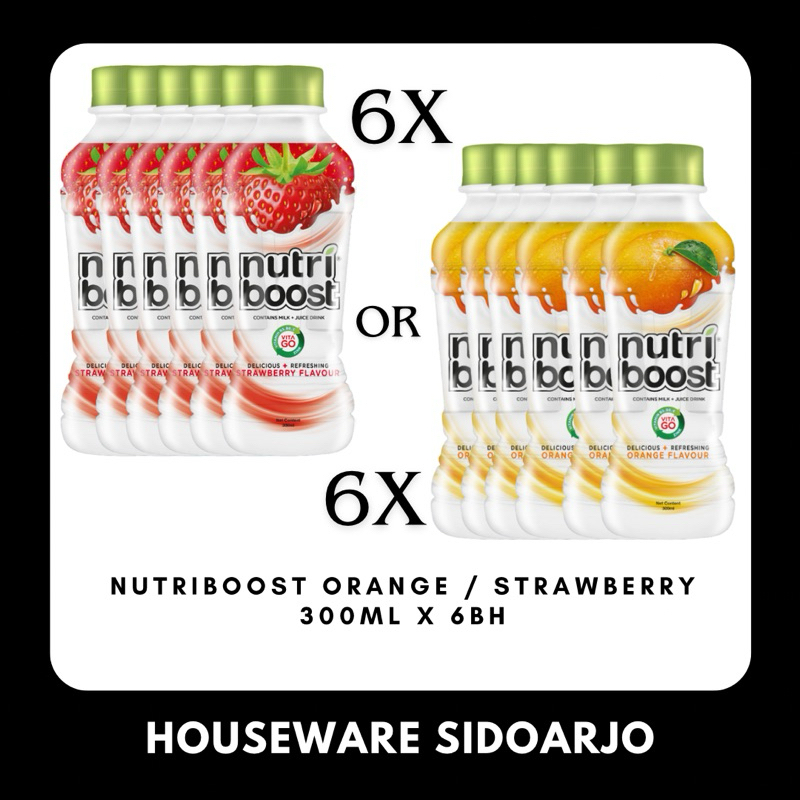 

Nutriboost Orange Atau Strawberry 300ML Paket 6 Botol Bisa Mix Rasa