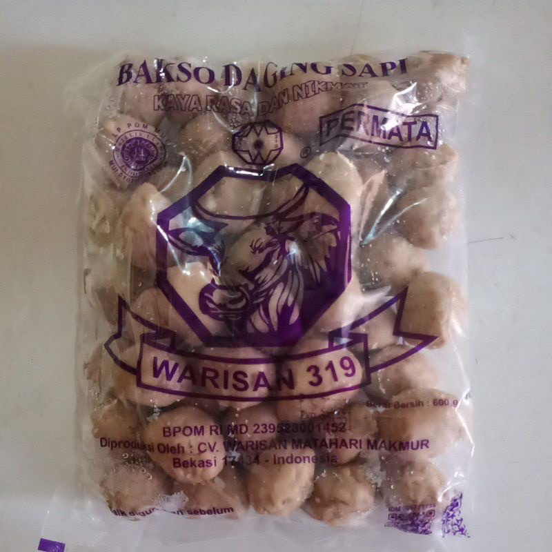 

BAKSO WARISAN PERMATA ISI 50pcs