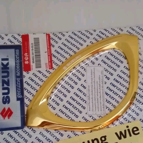 Garnish Ring Speedometer Suzuki Spin 125 old 2006 Gold emas ori SGA CBU Thailand 9946G-34119-GLD