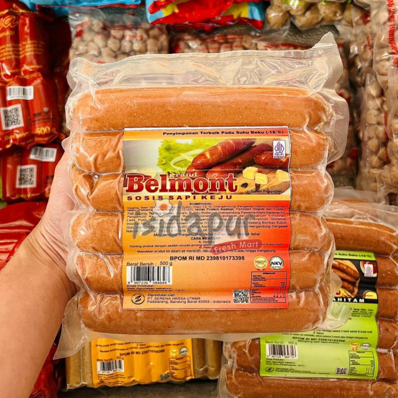 

Belmont Sosis Sapi Keju 500g