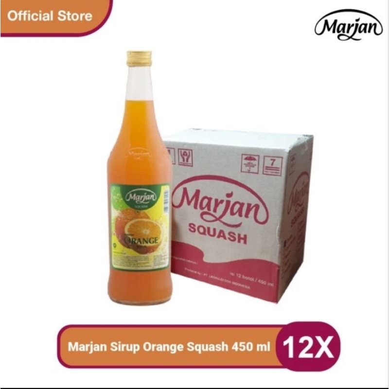 

marjan squash rasa orange isi 12 pcs