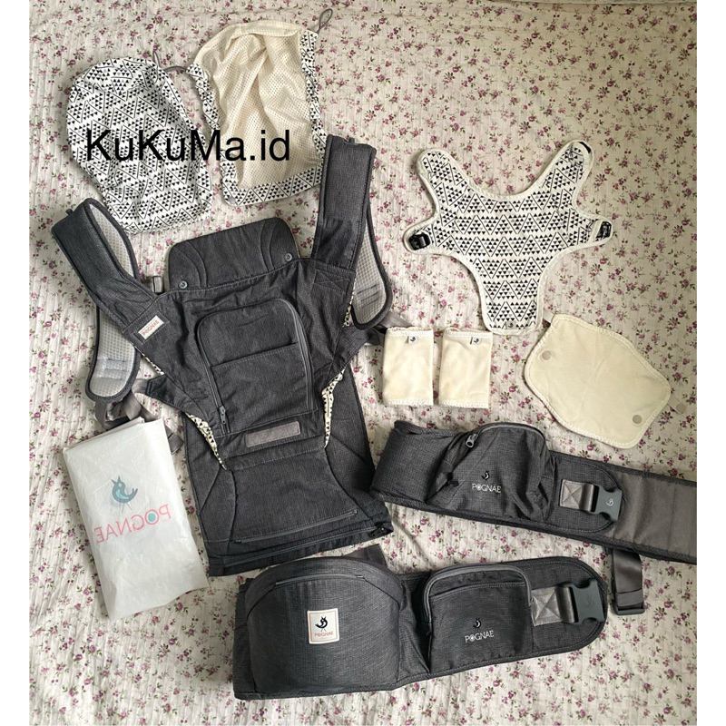 Preloved Gendongan Import Hipseat SSC Pognae 5+ lengkap