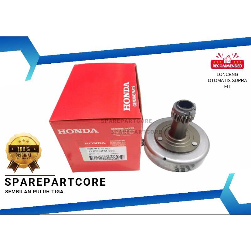 Lonceng supra fit mangkok ganda otomatis supra fit new old