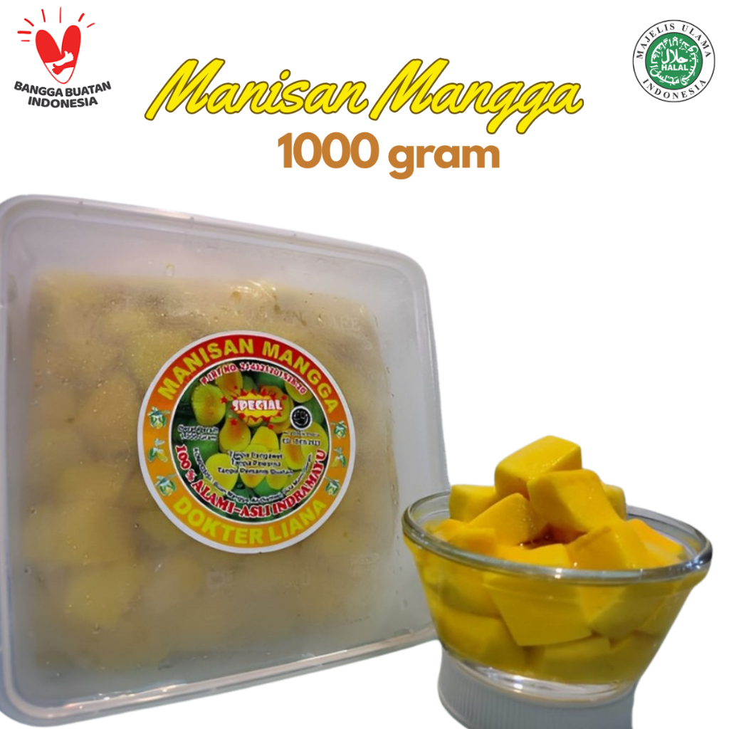 

Manisan Buah Mangga Basah 1 kg Dr Liana Segar Frozen Asli Khas Indramayu