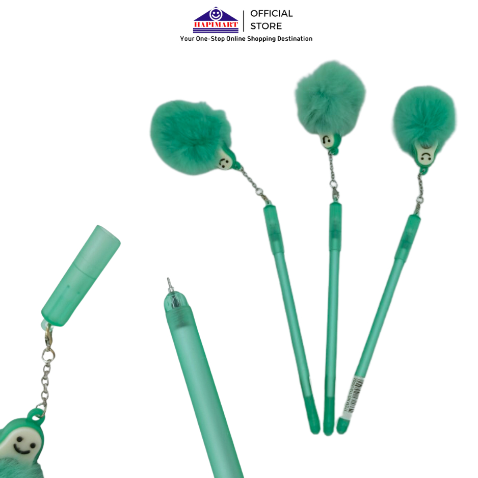 

Pena Gel Hairball Alpukat Dengan Gantungan Karakter Tutup Bolpoint Plush Ball Ballpoint Pen Cartoon Ballpoint Pen for Kid Boy Girl Student Game