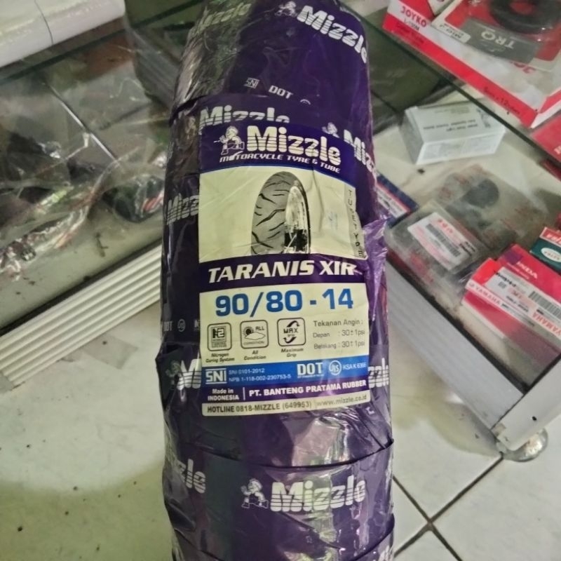 BAN LUAR MIZZLE TARANIS 90/80_14  90 80 14 TUBETYPE
