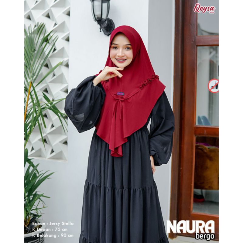 JILBAB INSTAN Bergo Safira by Qeysa Hijab terbaru