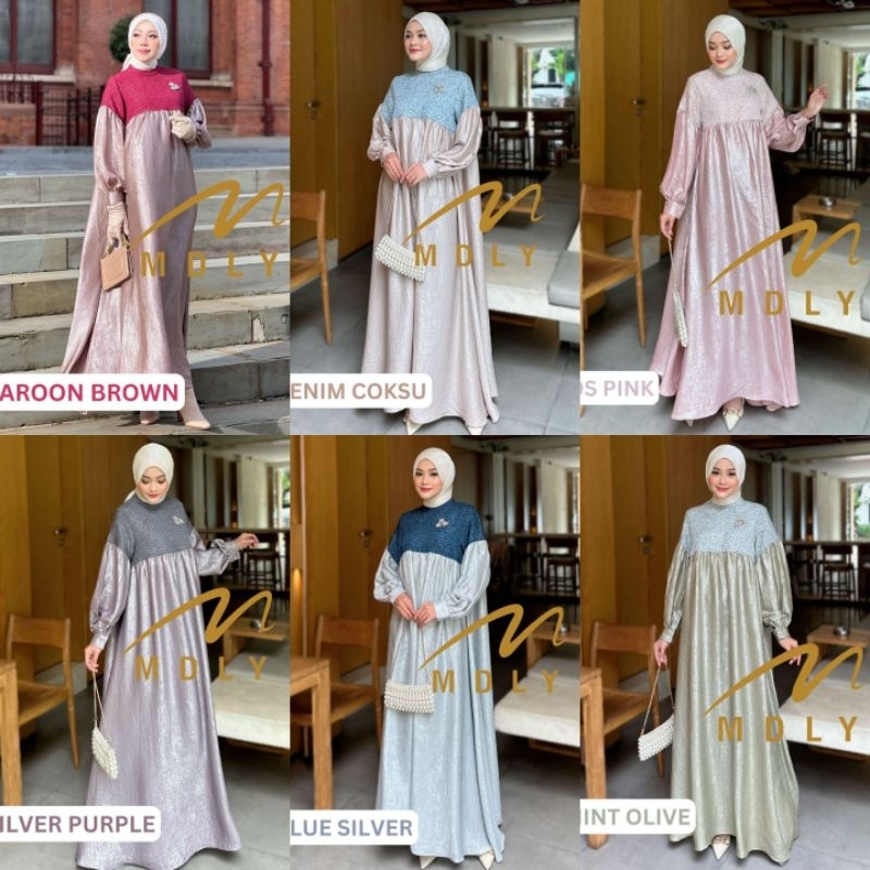 Gamis MDLY Nayyira Dress ORIGINAL 2203