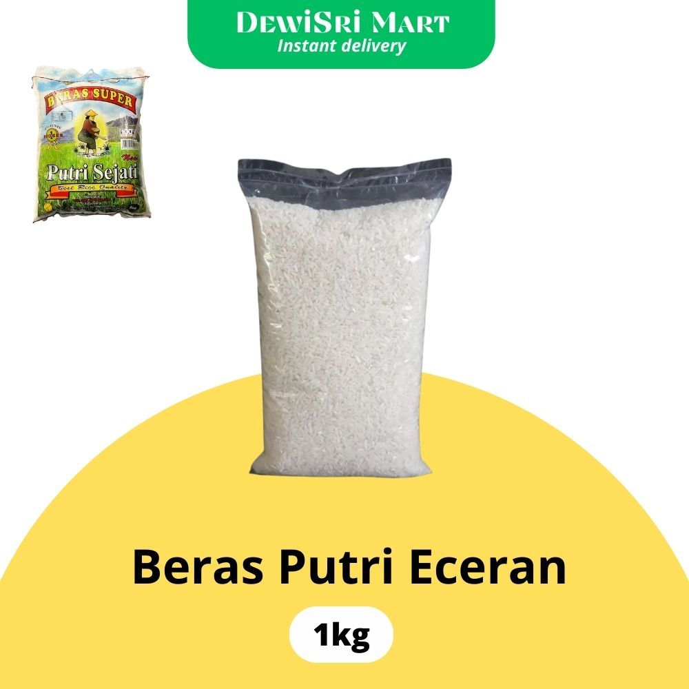 

Beras Putri 1kg (repack) - Dewi Sri Mart