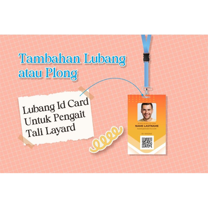 

(1Set case id card+ tali) name tag id card B1 + tali layard name tag card holder bagus.