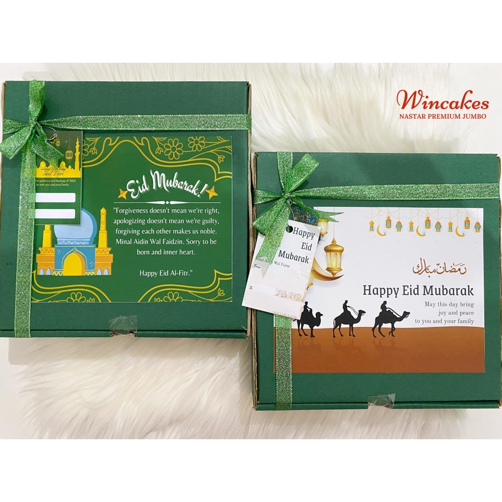 

(Edisi Idul Fitri / Lebaran) Hampers Nastar Taiwan / Nastar Nanas Wisman Jumbo / Taiwanese Pineapple Cake (Isi 12)