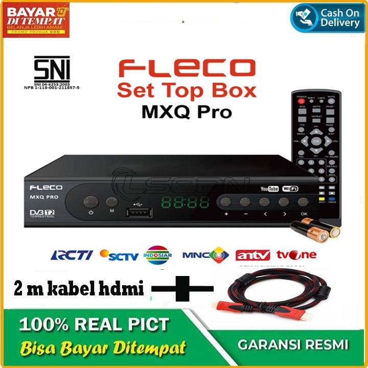 Set Top Box TV Digital SNI STB Fleco MXQ PRO Full HD 1080p STB TV Box & Receiver TV PROMO STB FREE