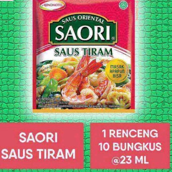 

Saori Saus tiram satu renteng isi 10 bungkus