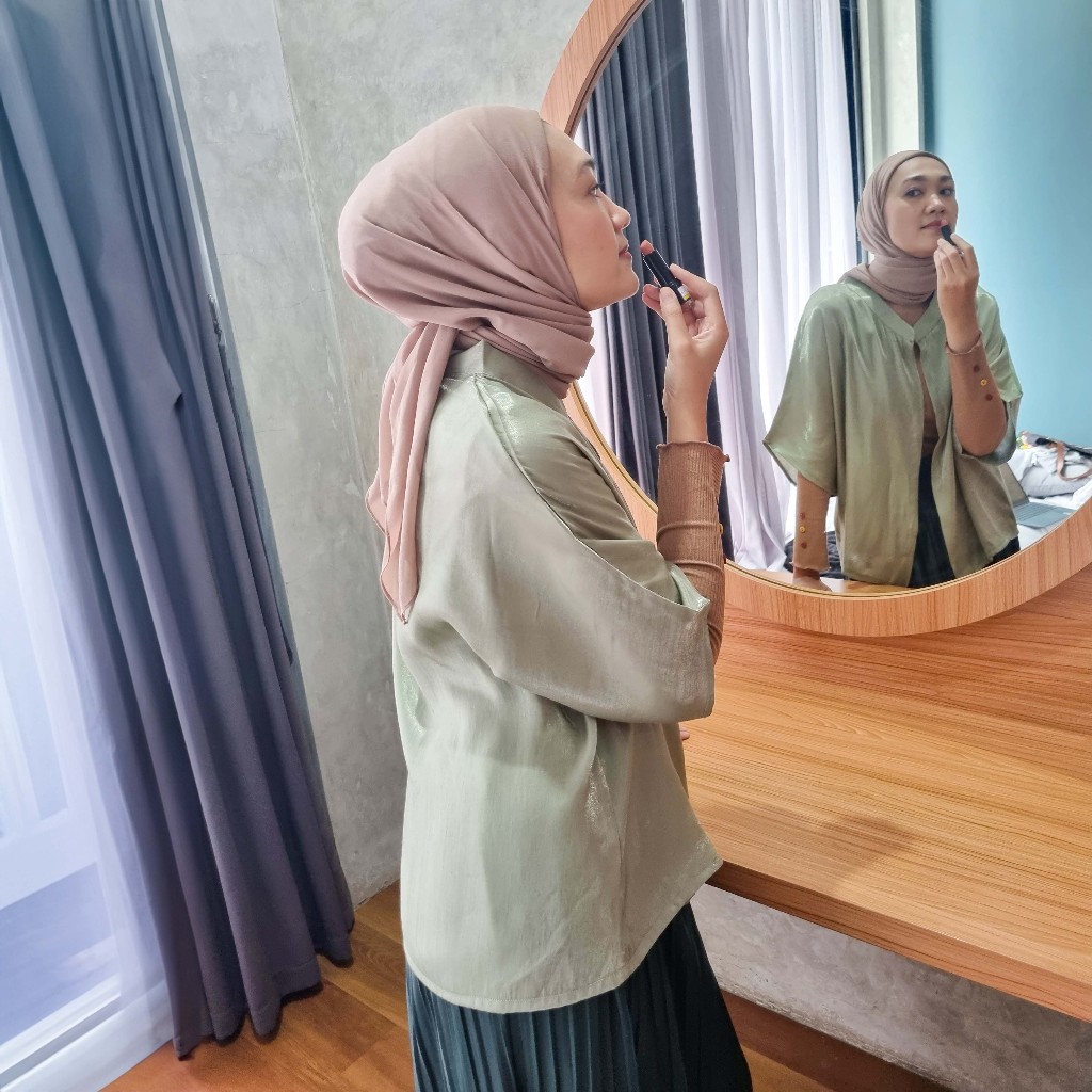 Her Fash Hyeri Outer Shimer | Cardigan Atasan Lebaran Wanita All Size