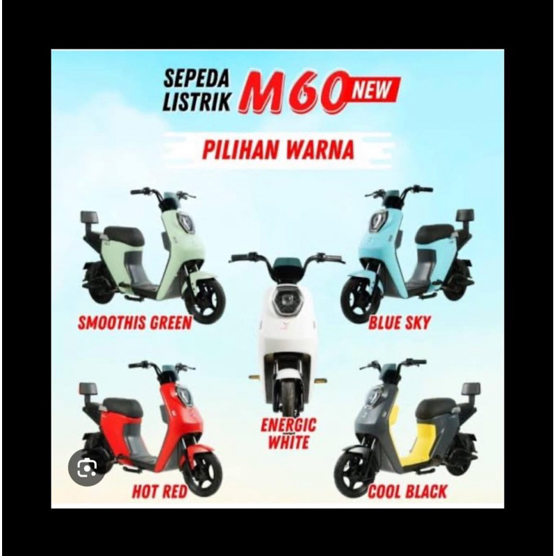 SEPEDA LISTRIk M60 UWINFLY READY SAMARINDA BISA p4ylat3r