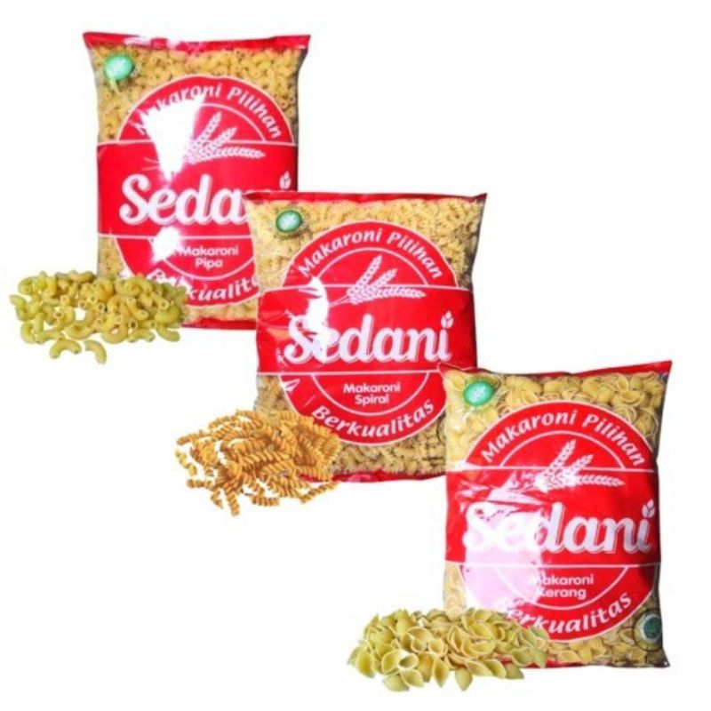 

SEDANI makaroni 1kg Macaroni pipa spiral kerang