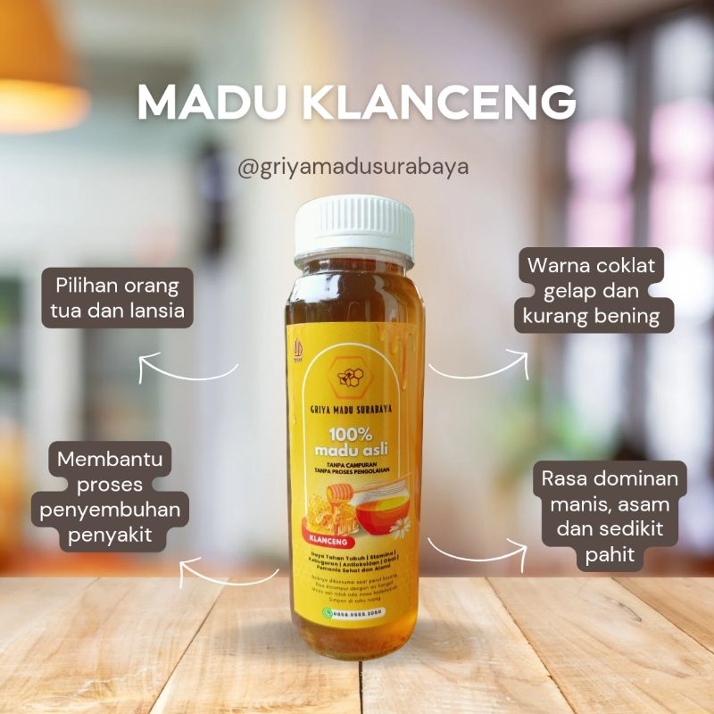 

Madu Klanceng 250ml Madu Madu Asli Raw Honey Madu Kesehatan